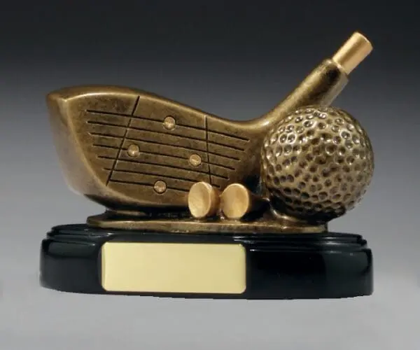 Gold Mini Driver (90mm) - Above All Trophies