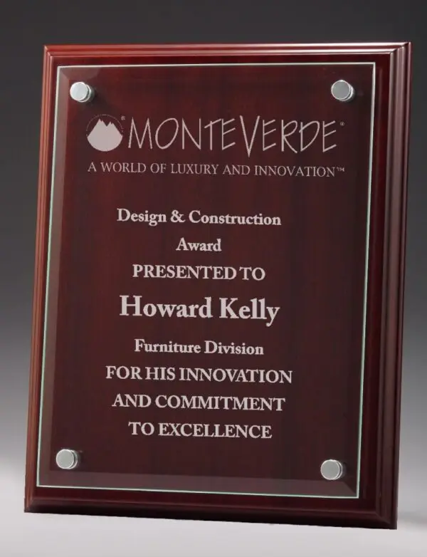 Quality Floating Acrylic Plaque. - Above All Trophies