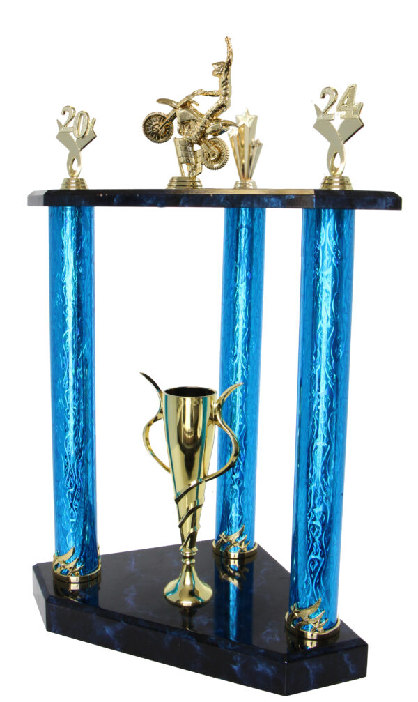 3 post trophy (535mm high).