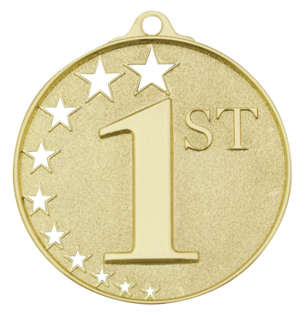 3 D Medals Hollow Star Series (52mm)