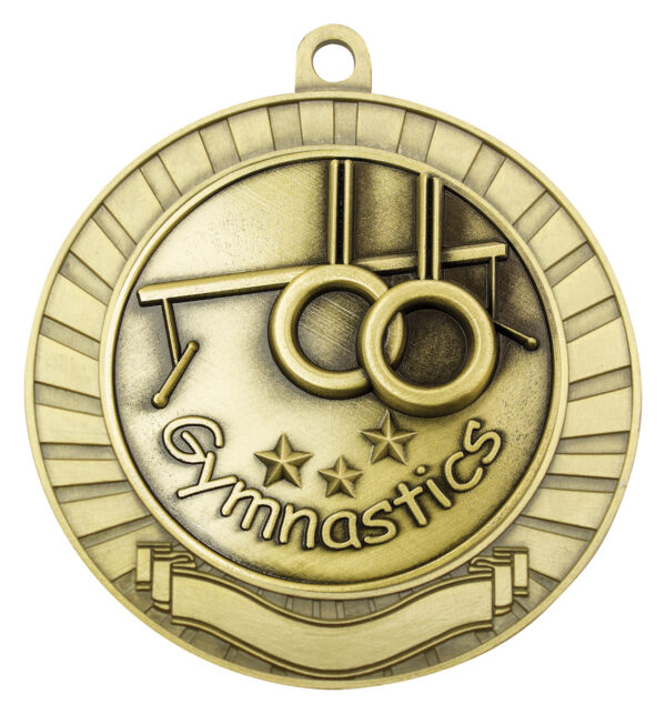 Eco Scroll Medal (70mm) Gold or Silver colour. - Image 7
