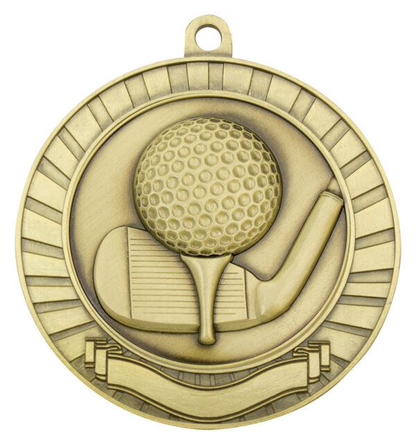 Eco Scroll Medal (70mm) Gold or Silver colour. - Image 8