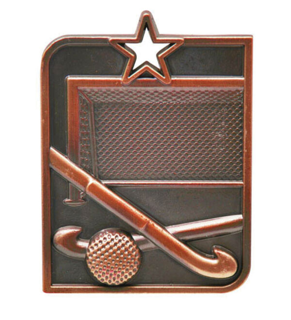 Hockey rectangle medal Gold, Silver or Bronze. - Image 2