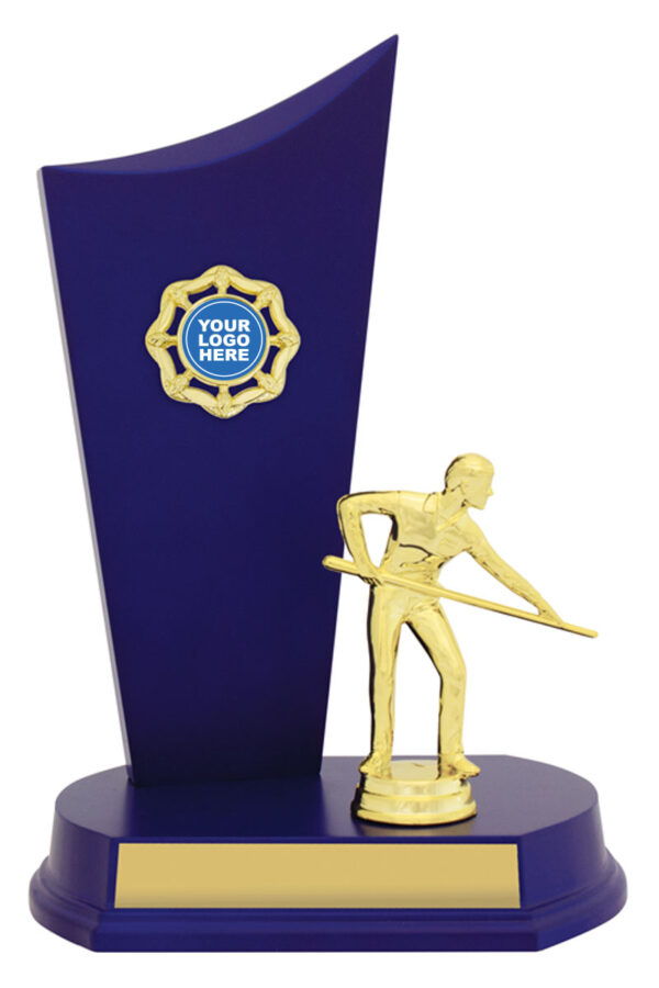 Snooker/Pool Timber Trophy. - Image 3