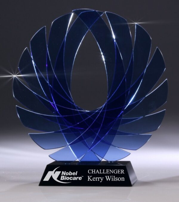 *SALE* Blue Crystal Award