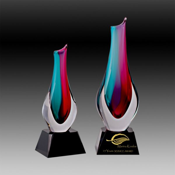 Crystal Vase Sculpture.