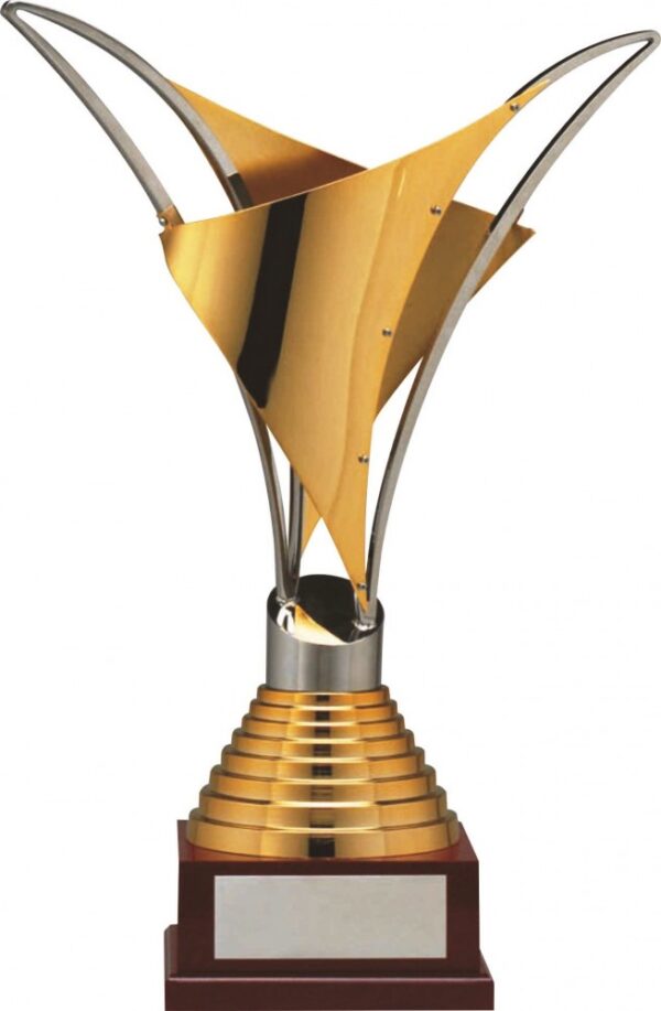 Gold Plated Handmade Victory Trophy.