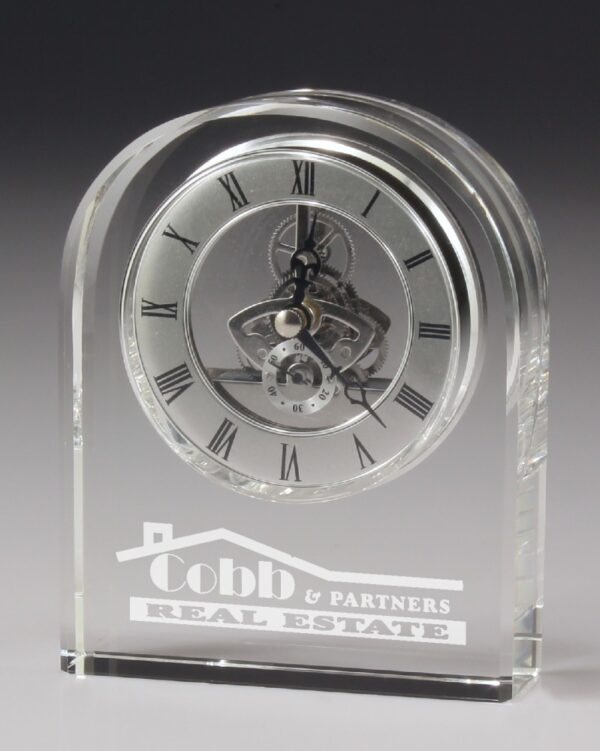 Crystal Clock with chrome.
