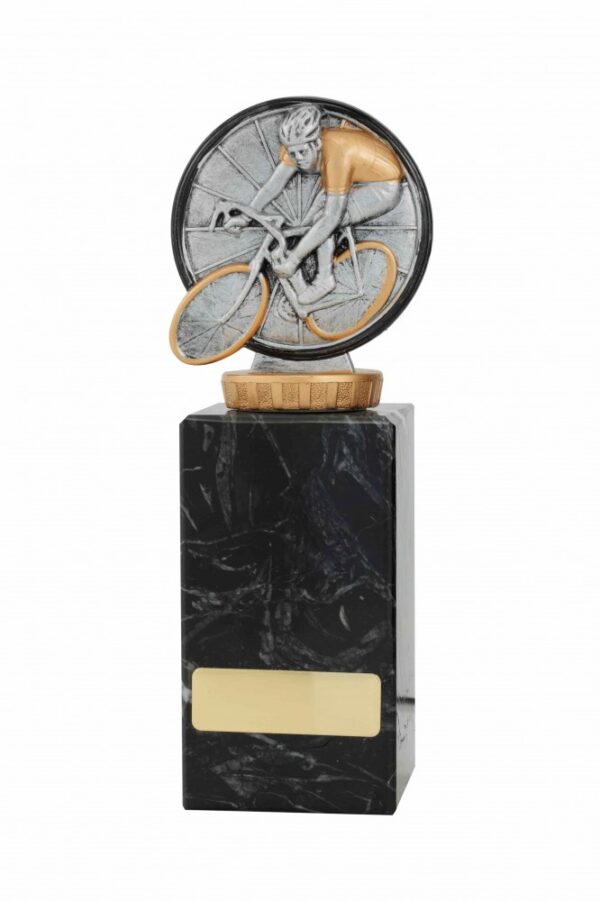 Cycling Trophy marble base.