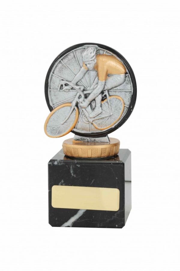 Cycling Trophy marble base. - Image 3