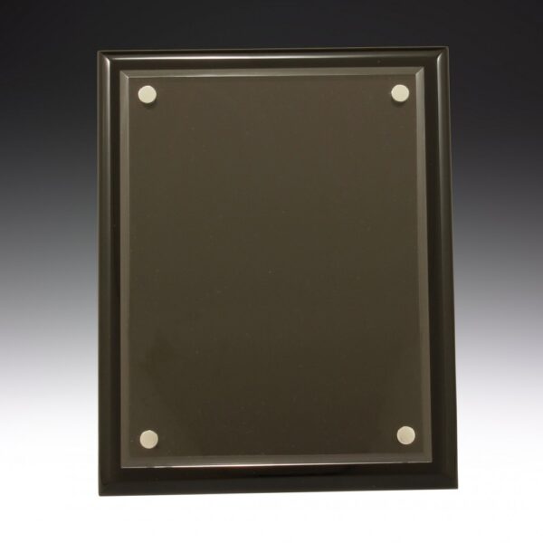 Plaque/Floating Acrylic Face with, Piano Rosewood gloss finish. - Image 2