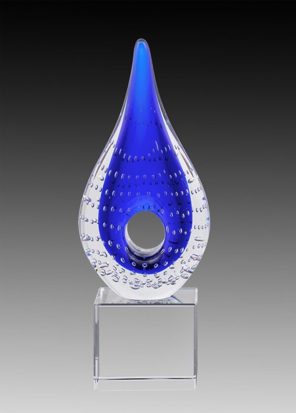 Blue Crystal Marine Sculpture.
