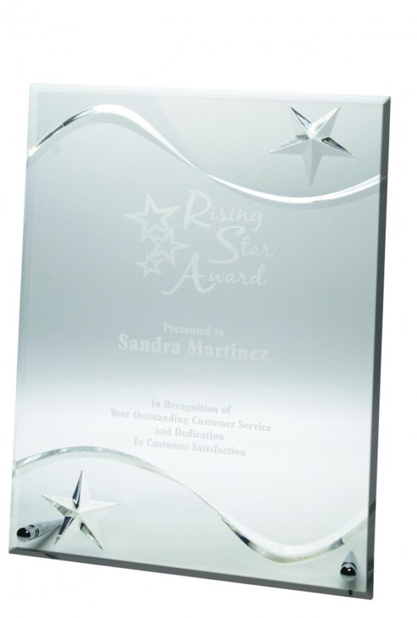 Acrylic Plaque Stars.