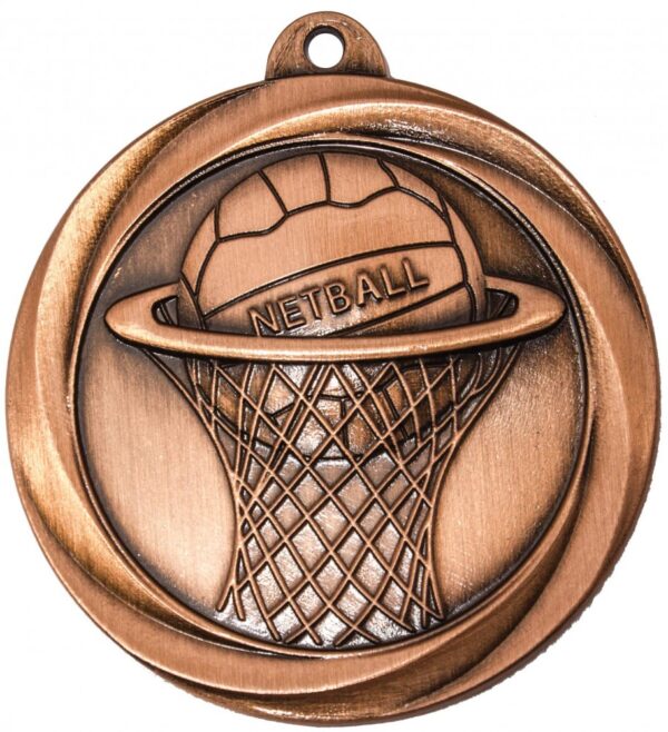 Netball Medal (50mm) - Image 3