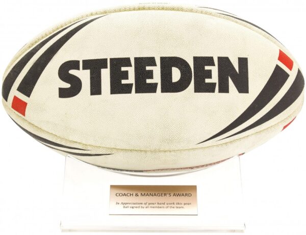 Rugby Ball Stand.