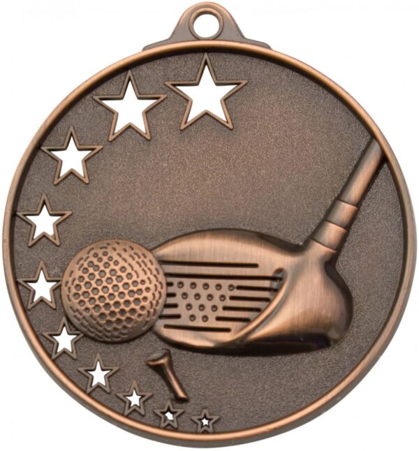 Golf Ball on Tee Medal. - Image 3