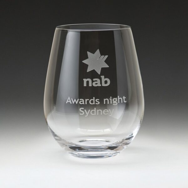 Stemless Wine Glass.