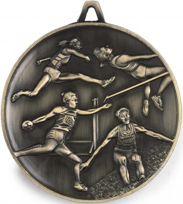 Track & Field, Male or Female. (62mm) Gold Only.