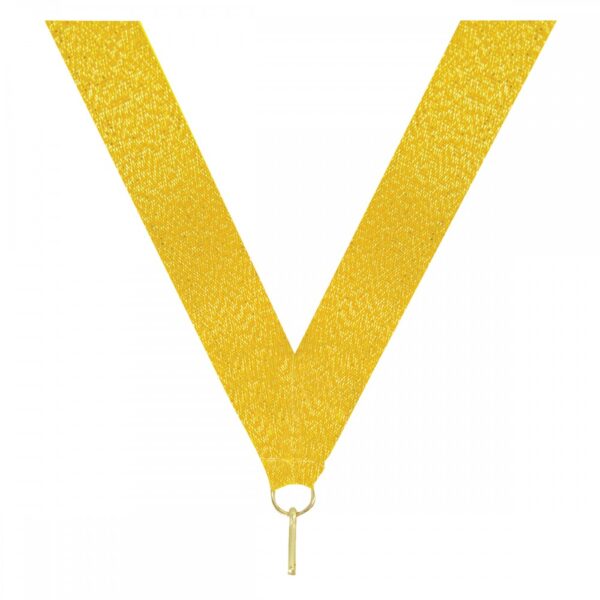Shiny Gold, Silver and Bronze Ribbons.