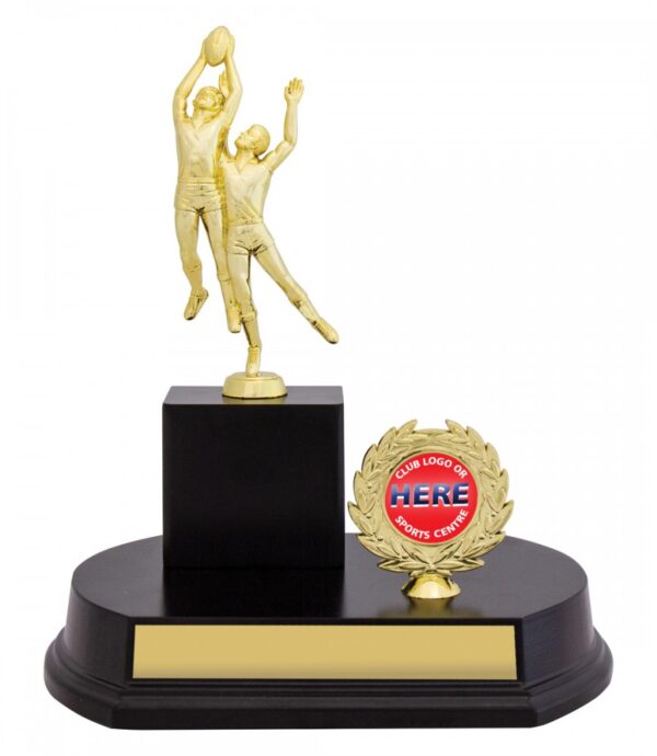 Timber Trophy 3 sizes and (interchangeable figurine for many sports) - Image 2