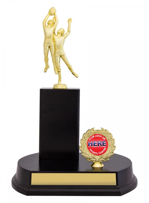 Timber Trophy 3 sizes and (interchangeable figurine for many sports)
