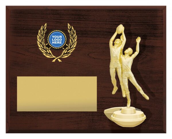 Aussie Rules Podium Plaque Landscape.